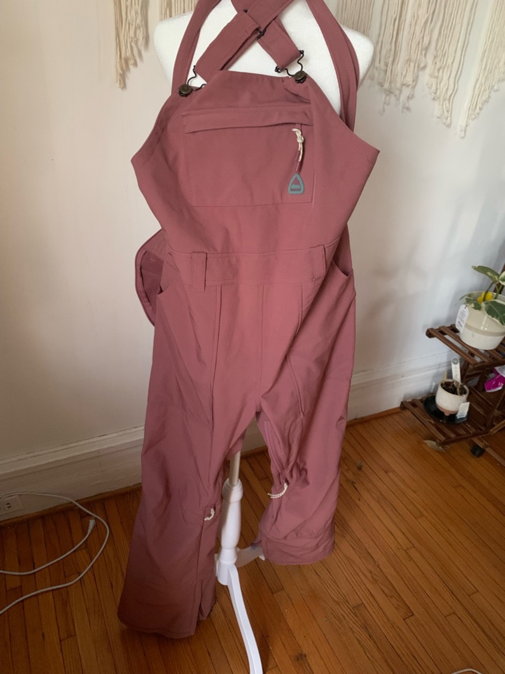 Burton soft brown/Rose Dusty Bib Snow Overalls